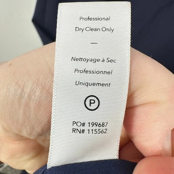 Likely Navy Blue Ruffle Off Shoulder‎ Midi Dress Formal Evening Gown Size 12 - Picture 12 of 16